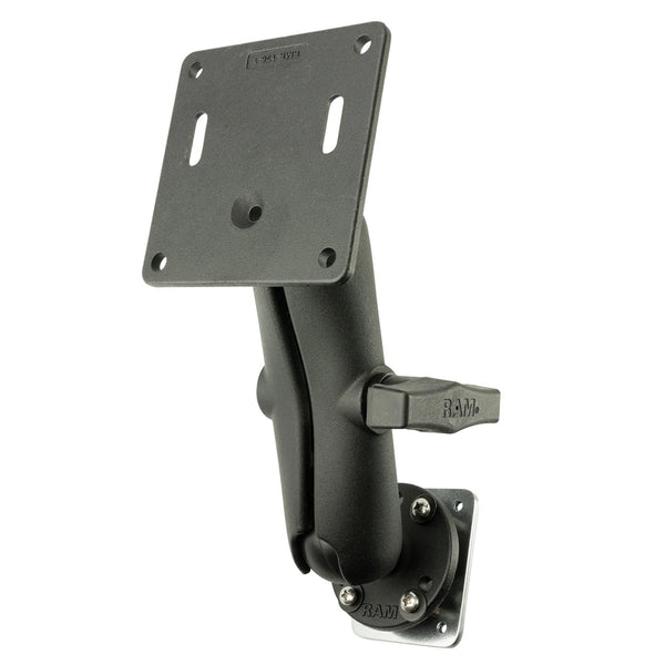 RAM Mount Universal Backing Plate Mount w75x75mm VESA Plate RAM1012461225B2U