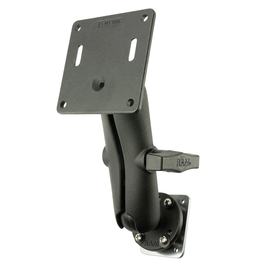 RAM Mount Universal Backing Plate Mount w75x75mm VESA Plate RAM1012461225B2U
