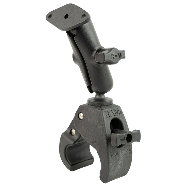 RAM Mount RAM ToughClaw Medium Clamp Mount wDiamond Plate RAMB404238U