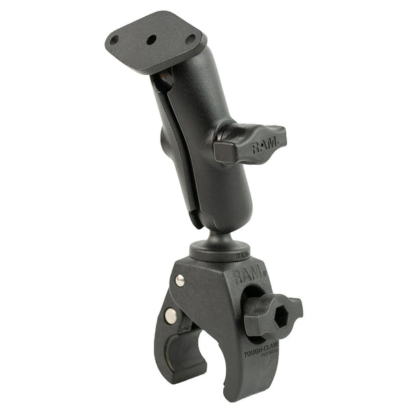 RAM Mount RAM ToughClaw Small Clamp Mount wDiamond Plate RAMB400238U