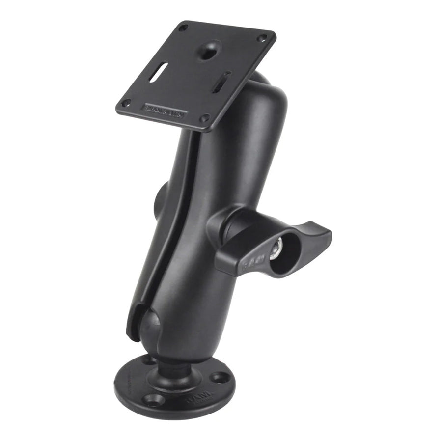 RAM Mount RAM Double Ball Mount w75 x 75mm VESA Plate  Jam Nut  Medium RAMD101UMI12461