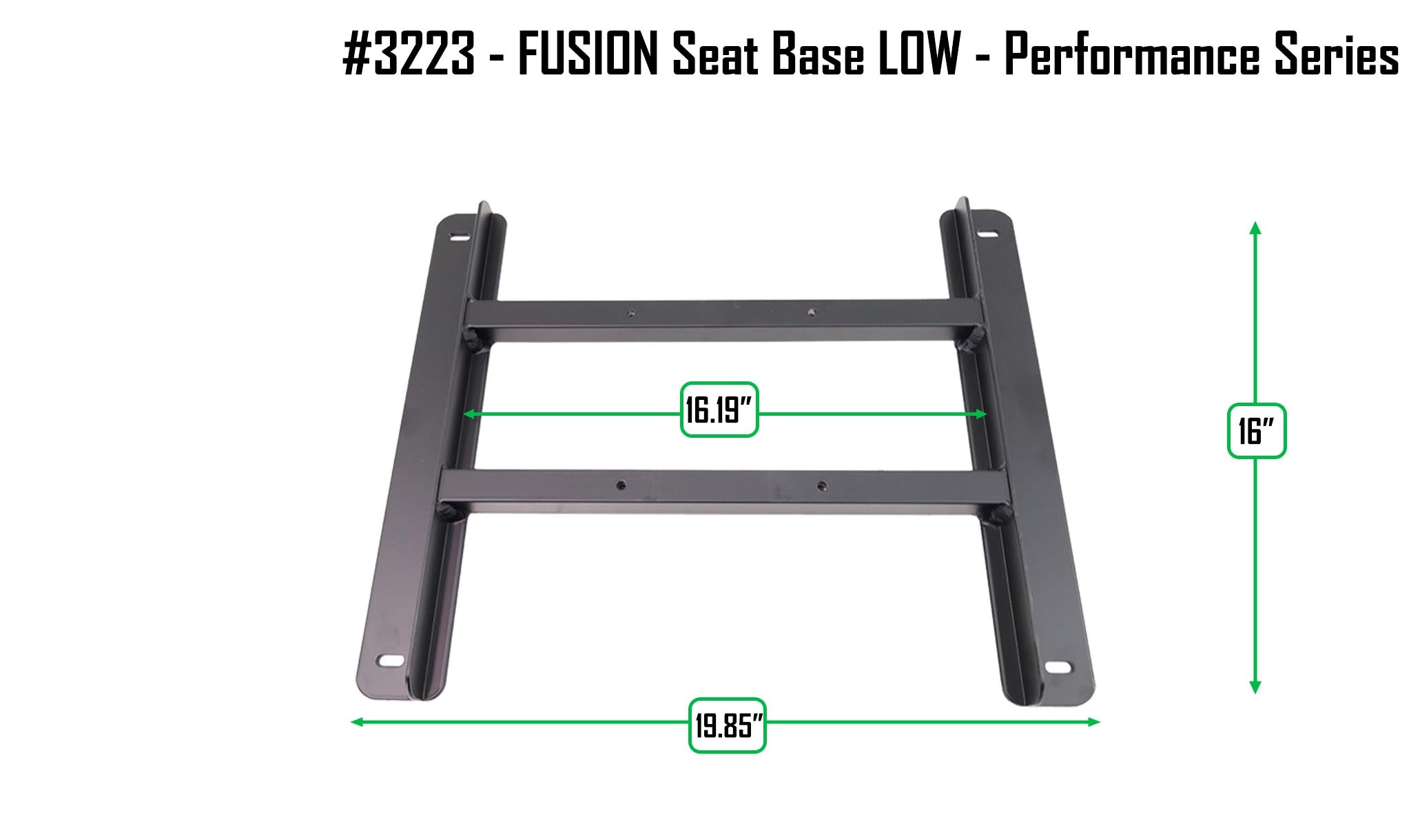 NuCanoe Inc #3223 - Low CG Seat Base - Flint & Pursuit