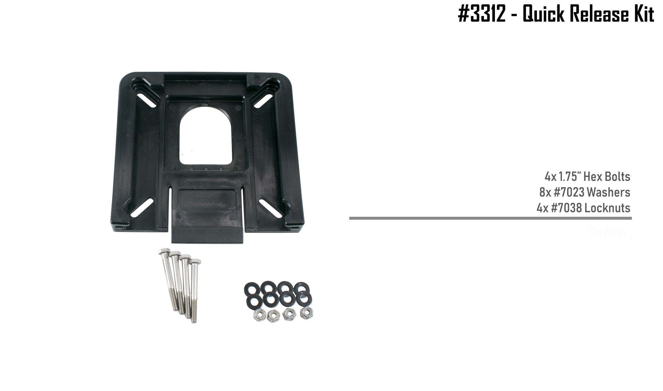 NuCanoe Inc #3312 - Quick Release Kit for 360 Seats