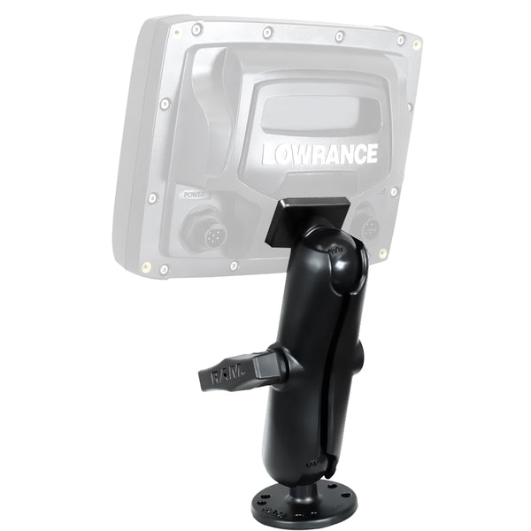 RAM Mount Quick Release Mount fLowrance Mark  Elite 5 RAM101LO11
