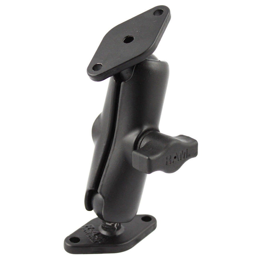 RAM Mount 1 Diameter Ball Mount w2 Diamond Bases RAMB102U