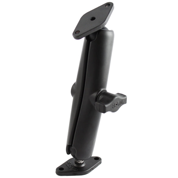 RAM Mount 1 Diameter Ball Mount wLong Arm  2 Diamond Bases RAMB102UC