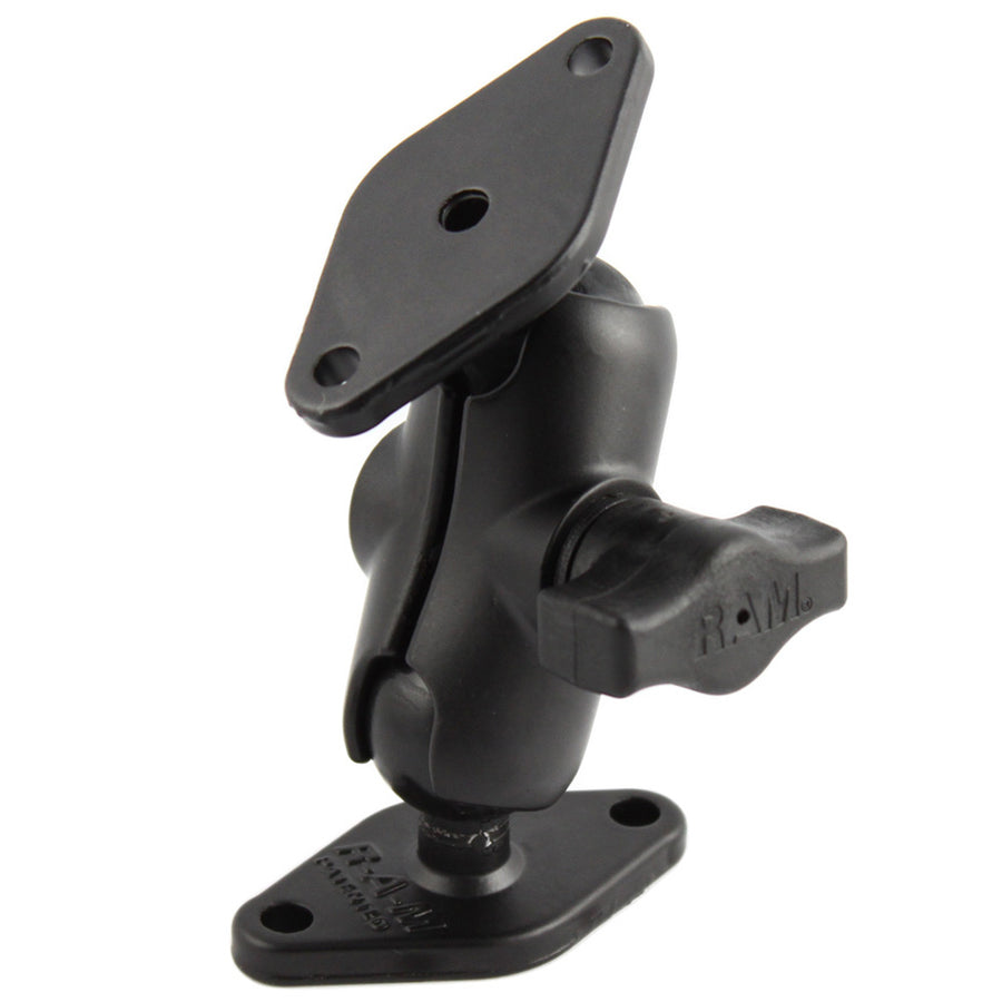 RAM Mount 1 Diameter Ball Mount wShort Arm  2 Diamond Bases RAMB102UA
