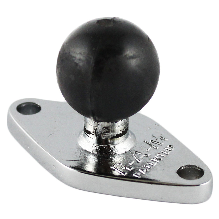 RAM Mount Chrome Diamond Base w1 Ball RAMB238CHU
