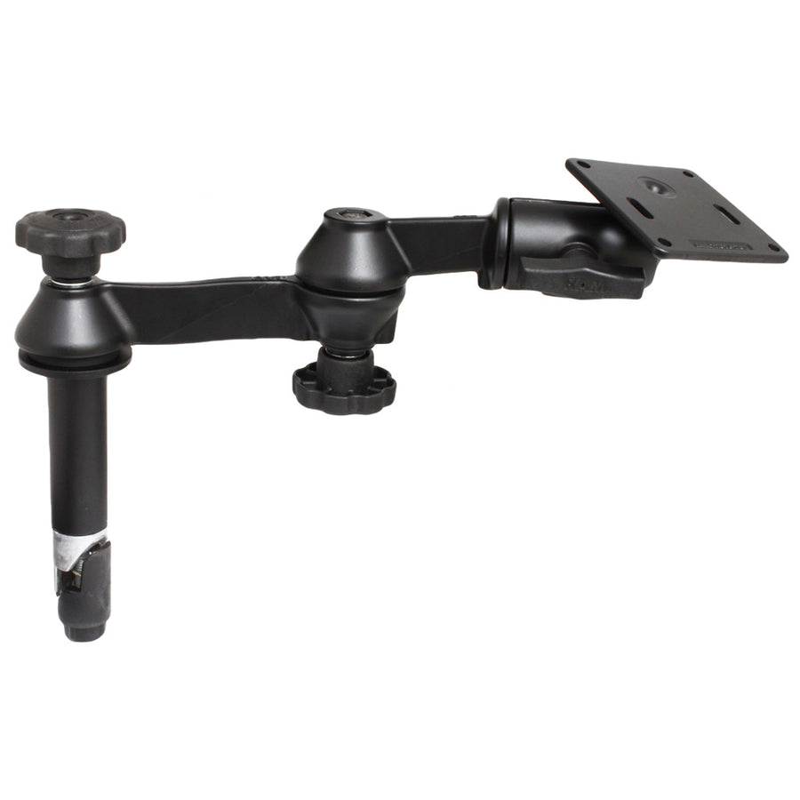 RAM Mount Double Swing Arm w4 Male  No Female TelePole  VESA Plate RAMVPSW142461