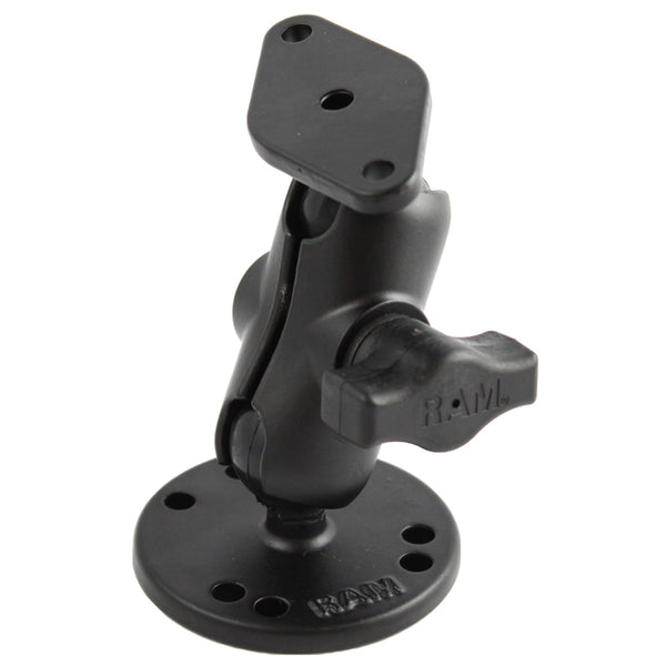 RAM Mount Flat Surface Mount Short Arm wDiamond Base RAMB138UA