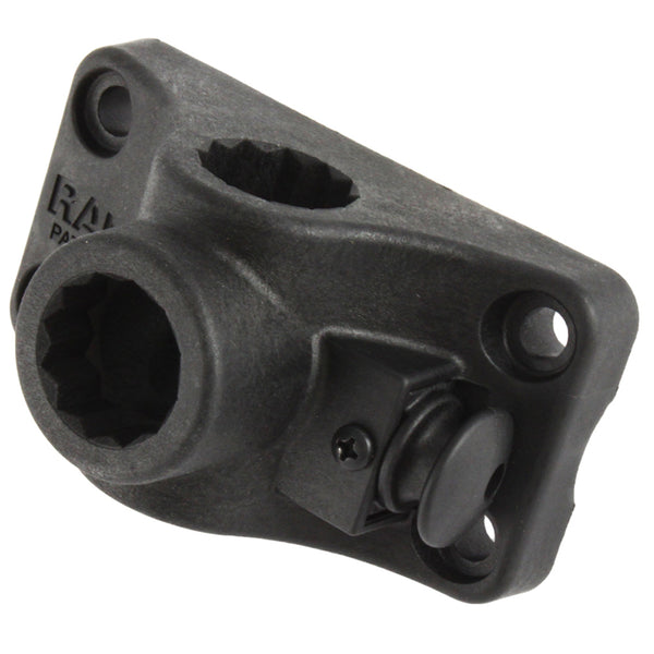 RAM Mount RAMROD Combination BulkheadFlat Surface Base wPlunger fSpline Posts RAM114BMPU