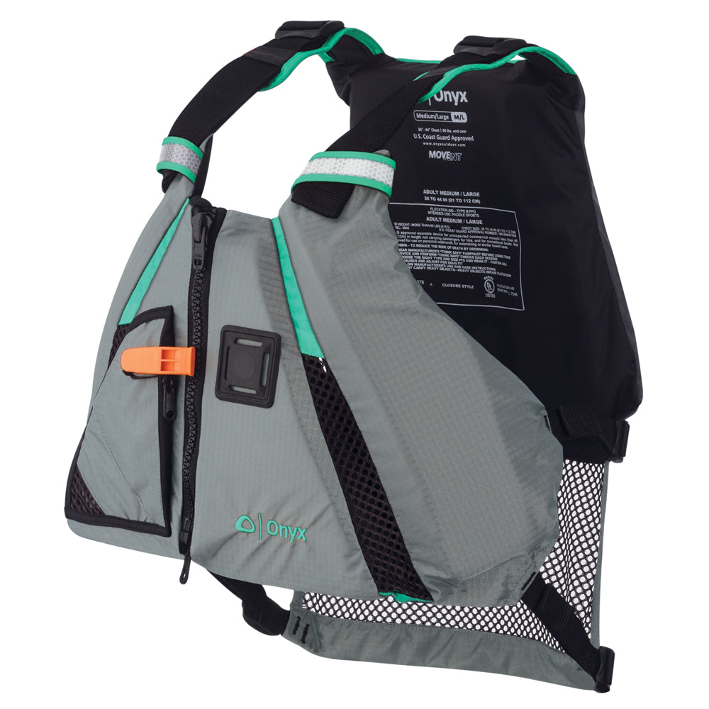 Onyx MoveVent Dynamic Paddle Sports Life Vest ML Aqua