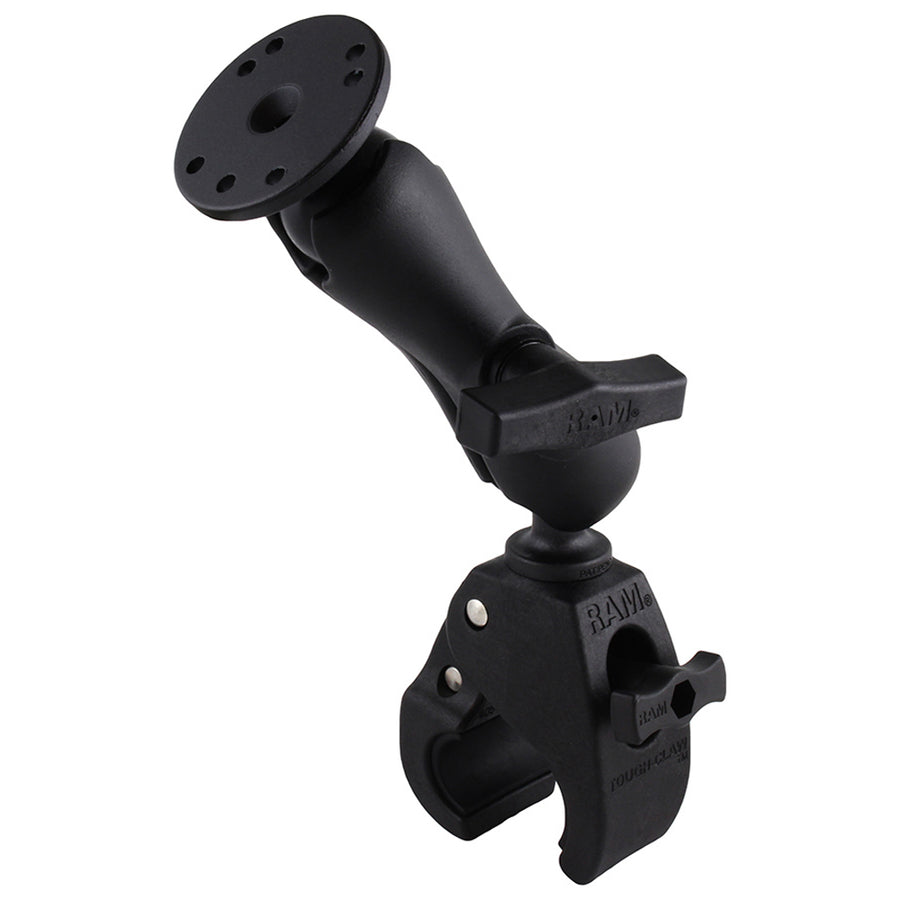 RAM Mount Medium ToughClaw Base wDouble Socket Arm  15 Round Base Adapter RAP404202U