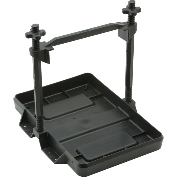 Attwood HeavyDuty AllPlastic Adjustable Battery Tray  27 Series 90985