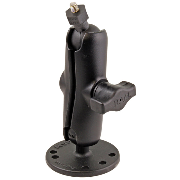 RAM Mount Flat Surface Mount w1 Ball including M6 X 30 SS HEX Head Bolt fRaymarine Dragonfly45  WiFish Devices