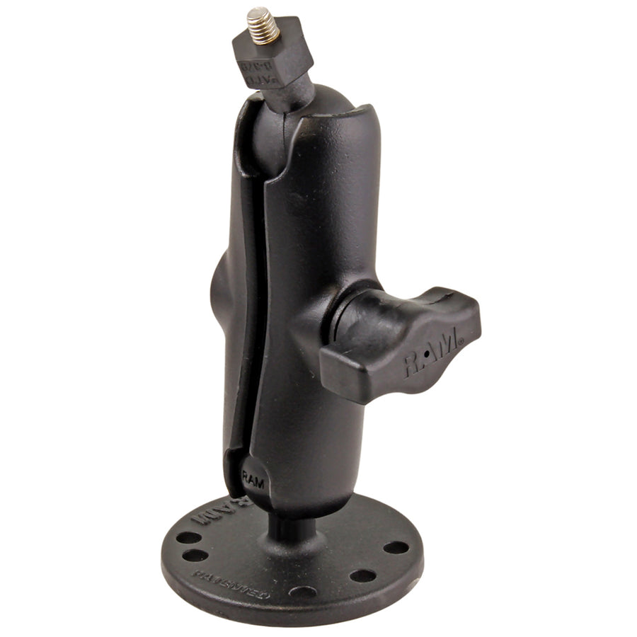 RAM Mount Flat Surface Mount w1 Ball including M6 X 30 SS HEX Head Bolt fRaymarine Dragonfly45  WiFish Devices