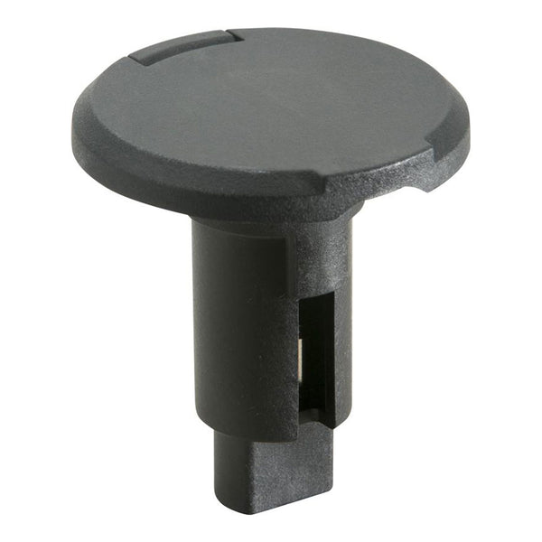 Attwood LightArmor PlugIn Base  2 Pin  Black  Round 910R2PB7