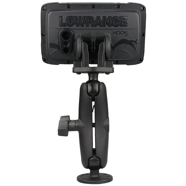 RAM Mount C Size 15 Fishfinder Mount for the Lowrance Hook2 Series RAM101LO12
