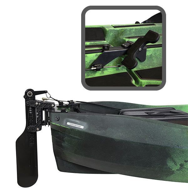 NuCanoe Inc #7218 - QC Rudder System - FOOT Steer - UMAX