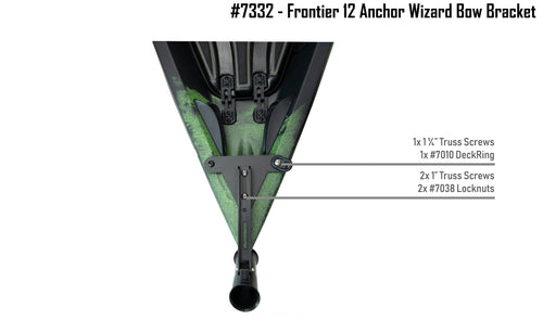 NuCanoe Inc #7332 - Anchor Wizard Bracket - Frontier 12