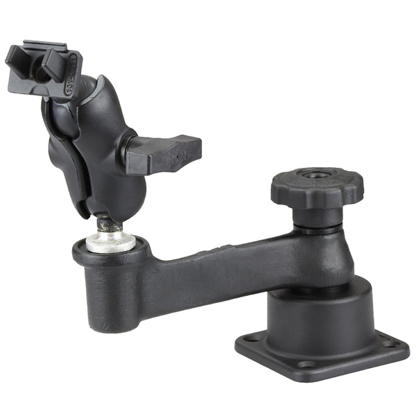 RAM Mount Horizontal Swing Arm Mount fLowrance Elite5 Series RAM109H2BBLO11