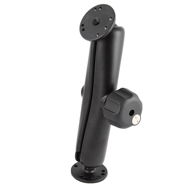 RAM Mount RAM Double Ball Mount wKey Lock Knob RAM101UDL