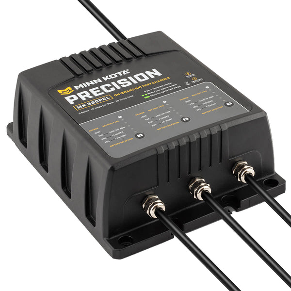 Minn Kota OnBoard Precision Charger MK330 PCL 3 Bank x 10 AMP LI Optimized Charger 1833301