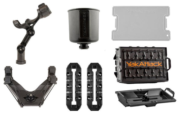 Kayak Fishing Starter Pack Plus (2-MMGLXL-06, RHM-1002, SSO-1020-BK, SSO-1003, SSO-1004, TMA-1002, SSO-1012-WH