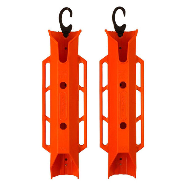 TetherTube Rod Holder- Two Pack with Mounting Hardware, Orange