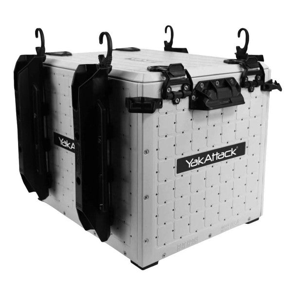 BlackPak Pro Kayak Fishing Crate - 13" x 16", Overcast Grey