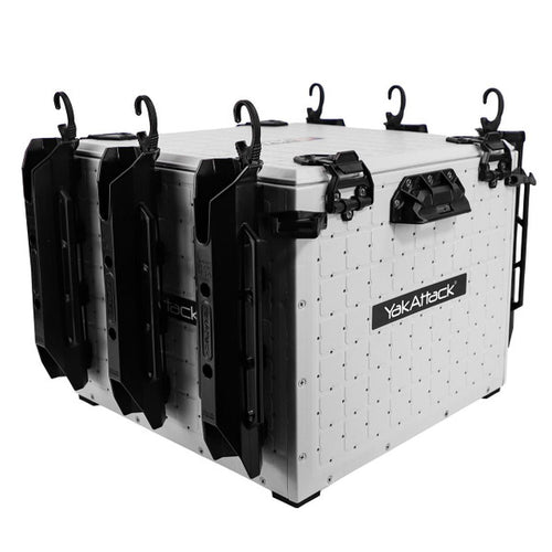 BlackPak Pro Kayak Fishing Crate - 16" x 16", Overcast Grey