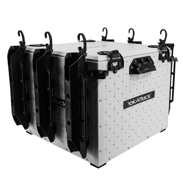 BlackPak Pro Kayak Fishing Crate - 16" x 16", Overcast Grey