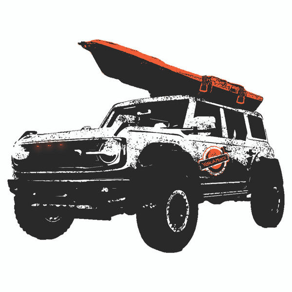 Off Road Adventure Decal, 3.5" x 2.5"