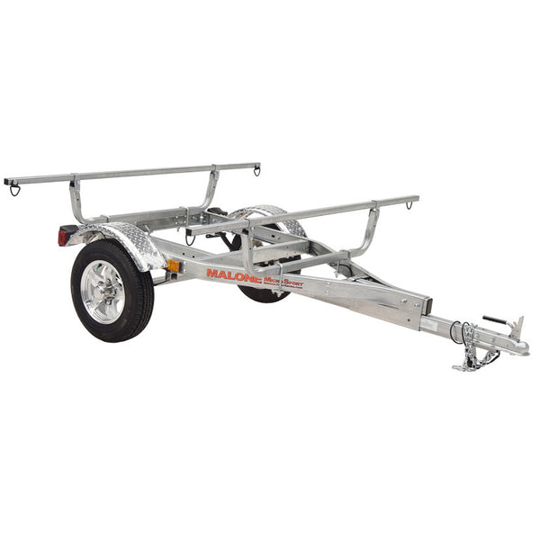Malone MicroSport™XT Trailer with Aluminum Wheels, Aluminum Fenders and Retractable Tongue Kit