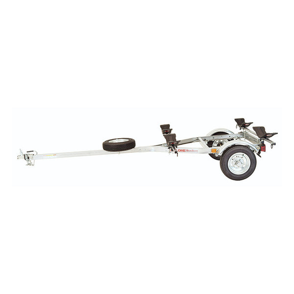 Malone MicroSport™ LowBed™ 2 Kayak Trailer Package (2 Sets MegaWings™ &amp; Spare Tire)