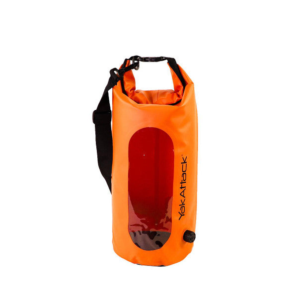10L Roll-Top Drybag with Air Valve - Orange