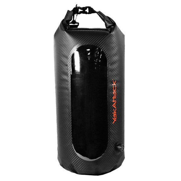 20L Roll-Top Drybag with Air Valve - Black Carbon
