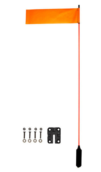 VISIFlag, 52" tall mast with flag, Includes Mighty Mount