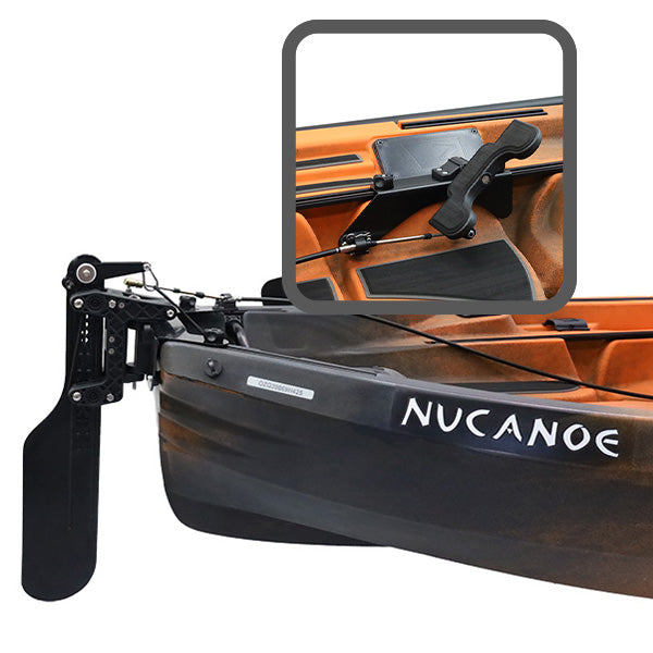 NuCanoe Inc #7215 - QC Rudder System - FOOT Steer - U10