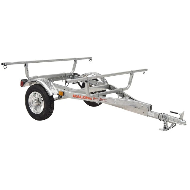 Malone MicroSport™XT Trailer with Aluminum Wheels, Aluminum Fenders and Retractable Tongue Kit